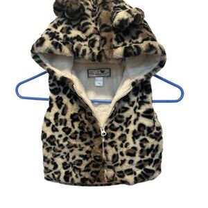 Kids Leopard Print Vest
